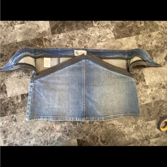 BCBGeneration Denim Skirt Zipper Mini Skirt size 27 - Picture 2 of 8